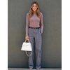image:imageZESICA Womens 2025 Fall Long Sleeve Turtleneck T Shirt Ribbed Knit Sweater Slim Fit Basic Casual Tee TopsTaro