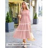 image:imageZESICA Womens 2026 Fall Long Sleeve Casual Maxi DressesPink