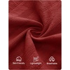 image:imageZESICA Womens 2026 Fall Long Sleeve Casual Maxi DressesRed
