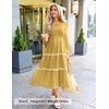 image:imageZESICA Womens 2026 Fall Long Sleeve Casual Maxi DressesYellow