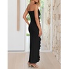 image:imageZESICA Womens 2026 Strapless Cocktail Party Bodycon Maxi DressBlack