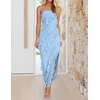image:imageZESICA Womens 2026 Strapless Cocktail Party Bodycon Maxi DressBlue