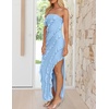 image:imageZESICA Womens 2026 Strapless Cocktail Party Bodycon Maxi DressBlue