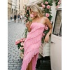 image:imageZESICA Womens 2026 Strapless Cocktail Party Bodycon Maxi DressPink
