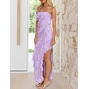 image:imageZESICA Womens 2026 Strapless Cocktail Party Bodycon Maxi DressPurple
