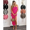 image:imageZESICA Womens 2026 Strapless Cocktail Party Bodycon Maxi DressRose