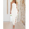 image:imageZESICA Womens 2026 Strapless Cocktail Party Bodycon Maxi DressWhite