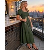 image:imageZESICA Womens 2026 Summer Boho Floral Ruffle Maxi DressArmygreen