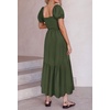 image:imageZESICA Womens 2026 Summer Boho Floral Ruffle Maxi DressArmygreen