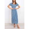 image:imageZESICA Womens 2026 Summer Boho Floral Ruffle Maxi DressBlue2