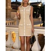 image:imageZESICA Womens 2026 Summer Casual Sleeveless Bodycon Midi DressApricot