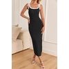 image:imageZESICA Womens 2026 Summer Casual Sleeveless Bodycon Midi DressBlack