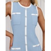 image:imageZESICA Womens 2026 Summer Casual Sleeveless Bodycon Midi DressBlue