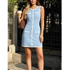 image:imageZESICA Womens 2026 Summer Casual Sleeveless Bodycon Midi DressBlue