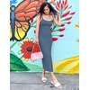 image:imageZESICA Womens 2026 Summer Casual Sleeveless Bodycon Midi DressDark Blue