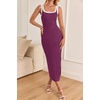 image:imageZESICA Womens 2026 Summer Casual Sleeveless Bodycon Midi DressFuchsia