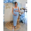 image:imageZESICA Womens 2026 Summer Casual Sleeveless Bodycon Midi DressLightblue