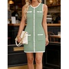 image:imageZESICA Womens 2026 Summer Casual Sleeveless Bodycon Midi DressLightgreen