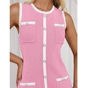 image:imageZESICA Womens 2026 Summer Casual Sleeveless Bodycon Midi DressLightpink