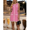 image:imageZESICA Womens 2026 Summer Casual Sleeveless Bodycon Midi DressPink