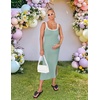 image:imageZESICA Womens 2026 Summer Casual Sleeveless Bodycon Midi DressSage