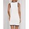 image:imageZESICA Womens 2026 Summer Casual Sleeveless Bodycon Midi DressWhite