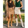 image:imageZESICA Womens 2026 Summer Cowl Neck Sleeveless Business Casual Tank TopsGreen