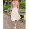 image:imageZESICA Womens 2026 Summer Cowl Neck Sleeveless Business Casual Tank TopsPink