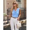 image:imageZESICA Womens 2026 Summer Cowl Neck Sleeveless Business Casual Tank TopsSkyblue