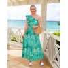 image:imageZESICA Womens 2026 Summer Floral Sleeveless Maxi DressGreen