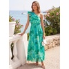 image:imageZESICA Womens 2026 Summer Floral Sleeveless Maxi DressGreen
