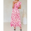 image:imageZESICA Womens 2026 Summer Floral Sleeveless Maxi DressHot Pink