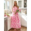 image:imageZESICA Womens 2026 Summer Floral Sleeveless Maxi DressHot Pink