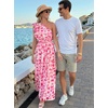 image:imageZESICA Womens 2026 Summer Floral Sleeveless Maxi DressHot Pink