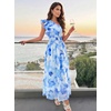 image:imageZESICA Womens 2026 Summer Floral Sleeveless Maxi DressLight Blue