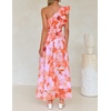 image:imageZESICA Womens 2026 Summer Floral Sleeveless Maxi DressOrange