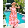 image:imageZESICA Womens 2026 Summer Floral Sleeveless Maxi DressOrange