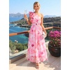 image:imageZESICA Womens 2026 Summer Floral Sleeveless Maxi DressPink