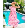 image:imageZESICA Womens 2026 Summer Floral Sleeveless Maxi DressPink