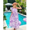 image:imageZESICA Womens 2026 Summer Floral Sleeveless Maxi DressPurple