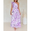 image:imageZESICA Womens 2026 Summer Floral Sleeveless Maxi DressPurple