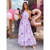 image:imageZESICA Womens 2026 Summer Floral Sleeveless Maxi DressPurple