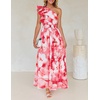 image:imageZESICA Womens 2026 Summer Floral Sleeveless Maxi DressRed