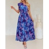 image:imageZESICA Womens 2026 Summer Floral Sleeveless Maxi DressRoyal Blue