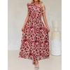 image:imageZESICA Womens 2026 Summer Floral Sleeveless Maxi DressVintage Pink