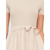 image:imageZESICA Womens 2026 Summer Short Sleeve Knit Midi DressesApricot