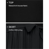 image:imageZESICA Womens 2026 Summer Short Sleeve Knit Midi DressesBlack