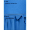 image:imageZESICA Womens 2026 Summer Short Sleeve Knit Midi DressesCobalt Blue