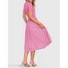 image:imageZESICA Womens 2026 Summer Short Sleeve Knit Midi DressesPink