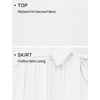 image:imageZESICA Womens 2026 Summer Short Sleeve Knit Midi DressesWhite